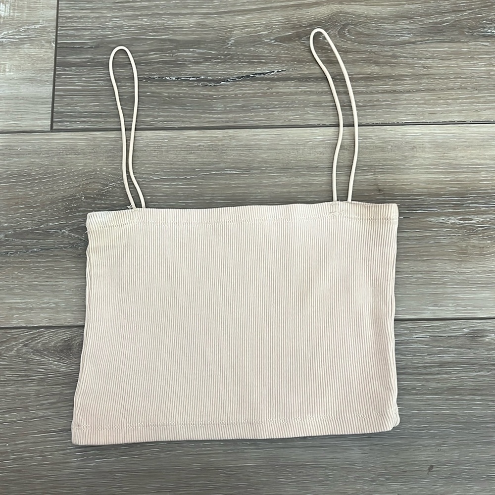 ZARA tan summer tank